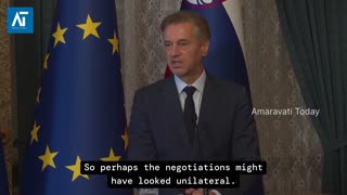 EU–Slovenia Leaders Joint Press Conference in Ljubljana | Europe Politics | Amaravati Today