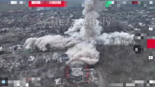 Tornado-S Hit a Besieged Ukrainian Position in Myrnograd