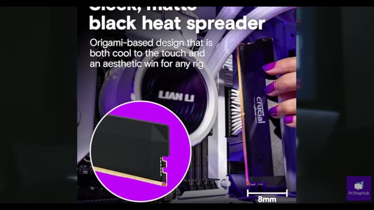 Crucial Pro 32GB DDR5 RAM Kit (2x16GB),CL36 6000MHz, Overclocking Desktop Gaming