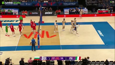 BULGARIA VS. ITALIA- LIGA DE NACIONES DE VOLEIBOL