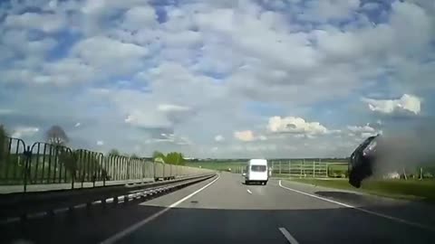 rapid 'flight' of a passenger car
