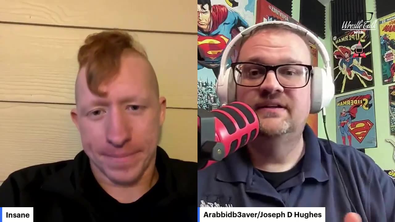 INSANE DANE BURNS IS BACK! on Wrestle Talk with Arabbidb3aver!