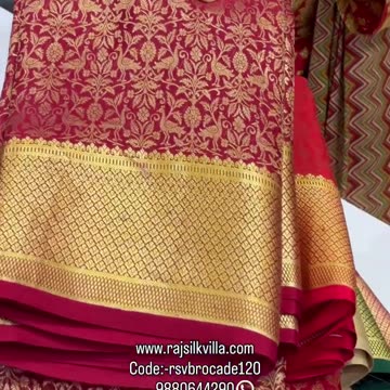 Buy Online Pure Brocade Mysore Silk saree Hubli and India At Rajsilkvilla