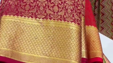 Buy Online Pure Brocade Mysore Silk saree Hubli and India At Rajsilkvilla