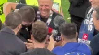 Khabib Nurmagomedov Meets Luis Enrique after PSG Won Champions League