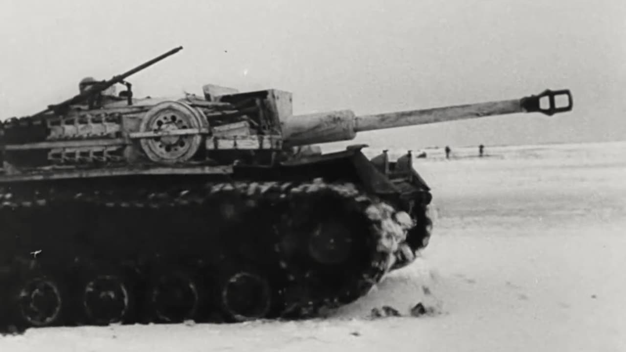 Großdeutschland StuG III Ausf. Fs in action during the Third Battle of Kharkov in early 1943