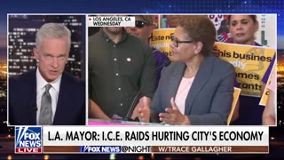 Karen Bass "Federal agents are the real enemies"