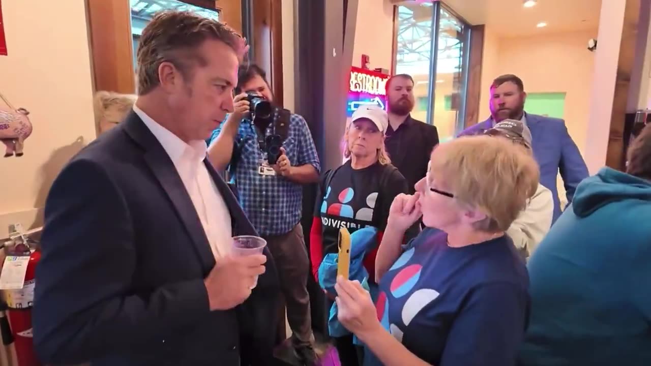 Some leftist agitators tried to crash event—but we had a nice chat