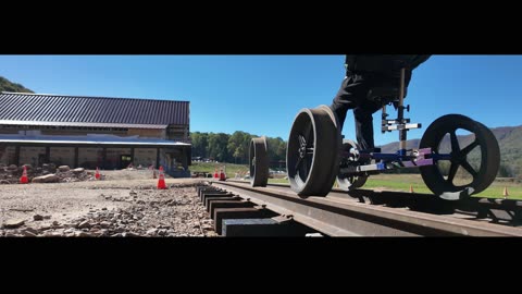 obligatory Star Wars railbike parody