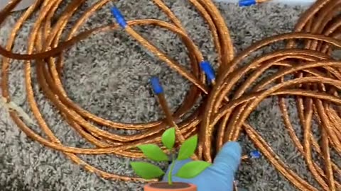 Making a large electro culture antenna!