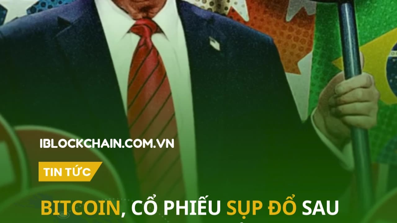 Bitcoin , cổ phiếu sụp đổ sau khi tạm dừng thuế quan trong 90 ngày được coi là tin giả - iblockchain