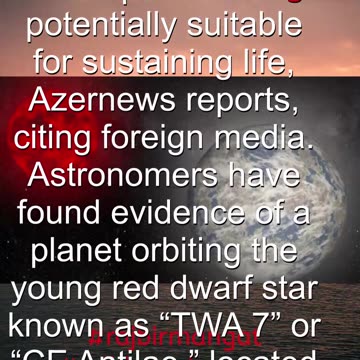 NASA’s James Webb Telescope discovers potentially habitable giant exoplanet near Red Dwarf Star