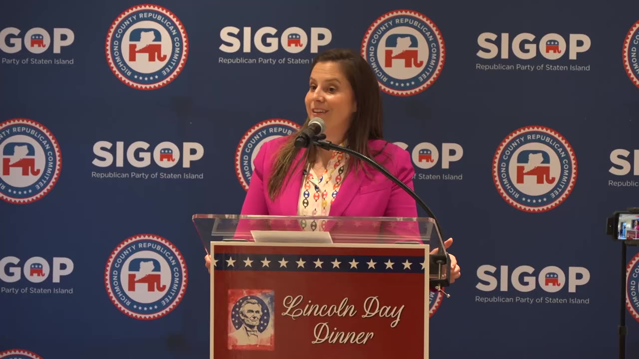 Elise Speech at the Staten Island GOP Lincoln Day Dinner