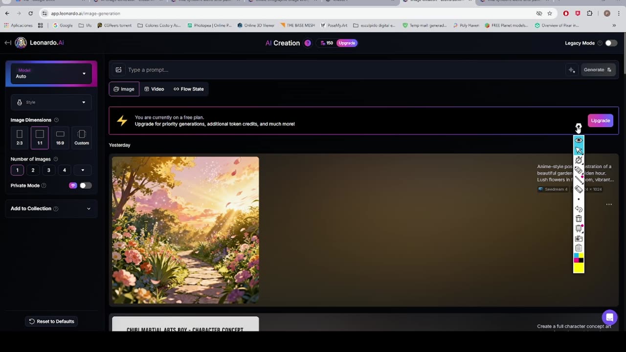 miniTutorial de leonardo AI