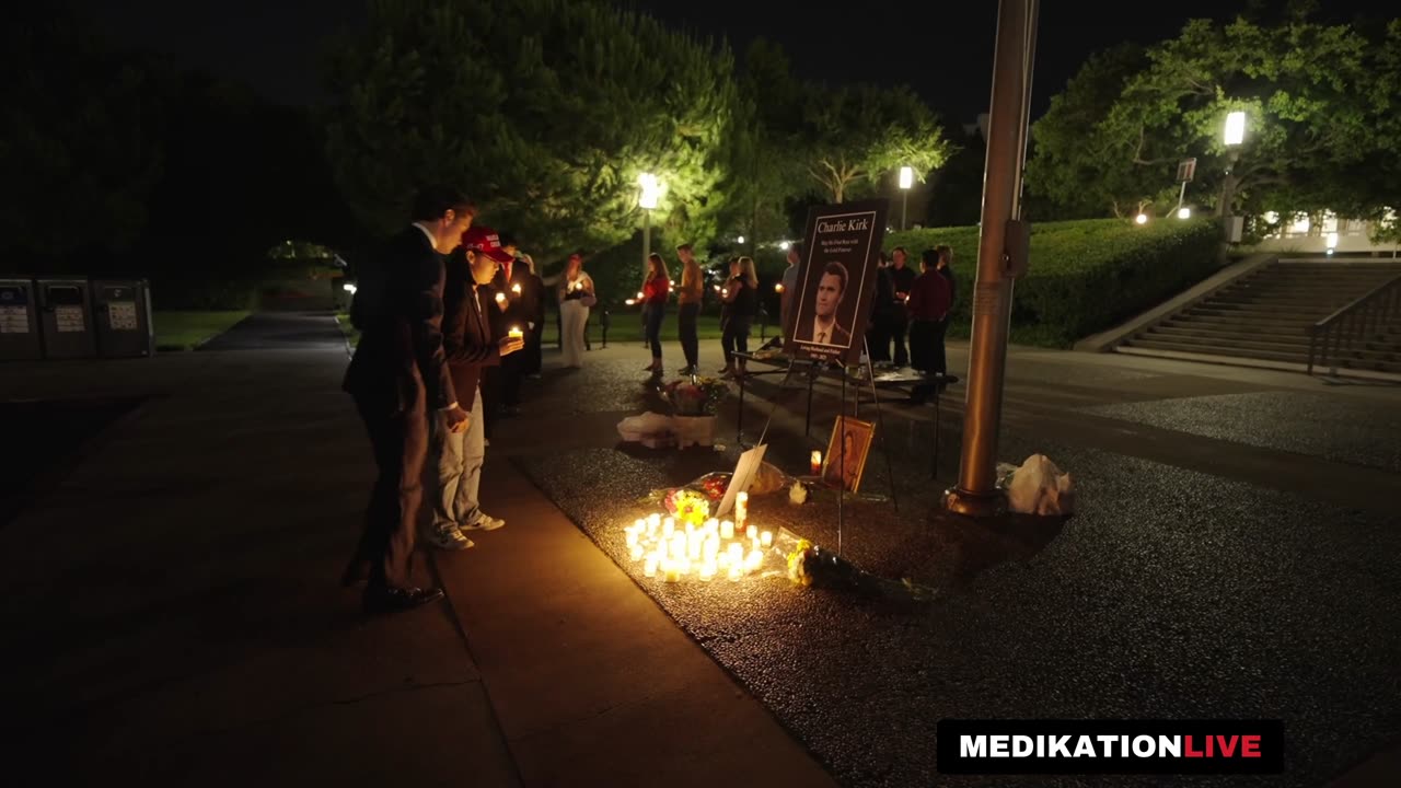 Candlelight Vigil for Charlie Kirk