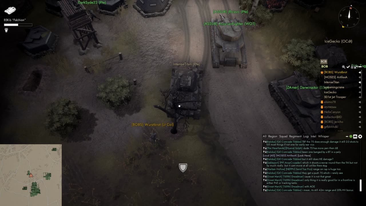 How I Went From The Mighty Bardiche To The Humble Arty Loader (Foxhole)