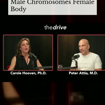 XY Chromosomes Can Appear Female - Carole Hooven and Peter Attia #chromosomes