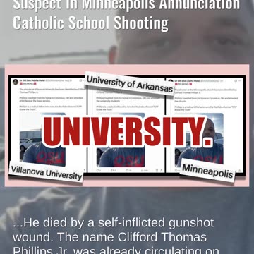 Fact Check: Clifford Thomas Phillps Jr. NOT Suspect In Minneapolis Annunciation School Shooting