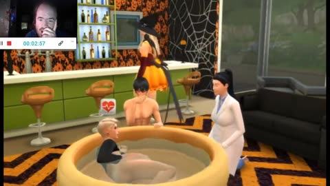 The Sims 4 - (Mpreg) Pumpkin baby is born! Halloween 2022! (Reaction; #37)