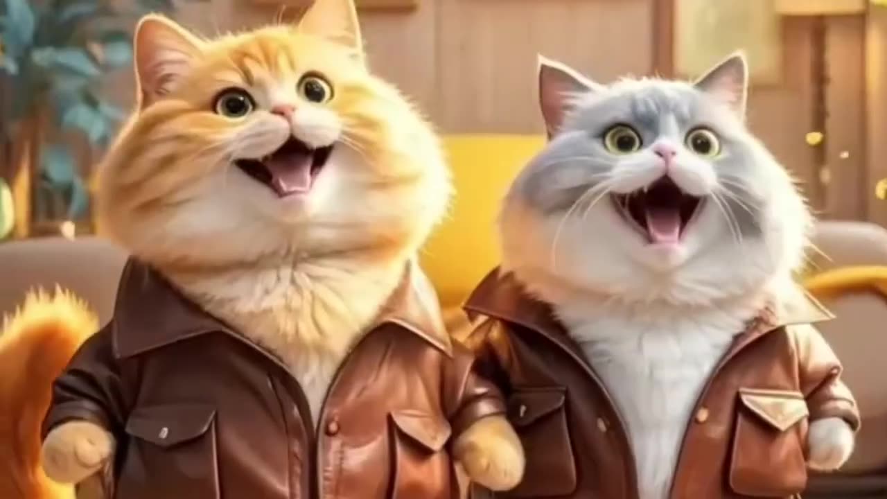 Cat make jacket from crocodile 😅 | Funny cat | cat animation video