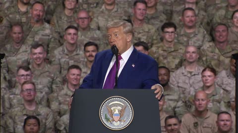 President Trump Delivers Remarks to Troops at Al Udeid Air Base, May 15, 2025