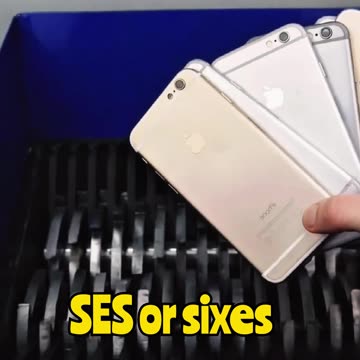 Shredding 6 iPhone SEs at Once – Brutal But Satisfying