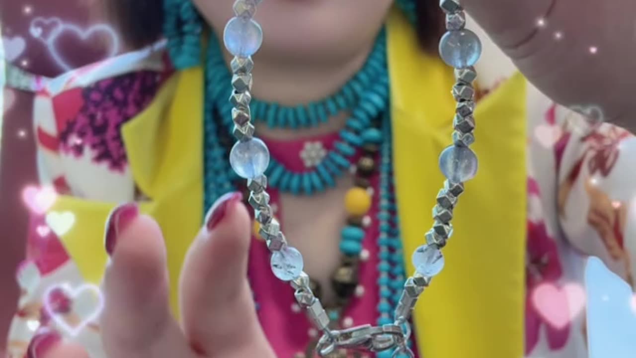 250519-10 Chrysoprase Labradorite Bracelet: Aurora Mystery on the Wrist