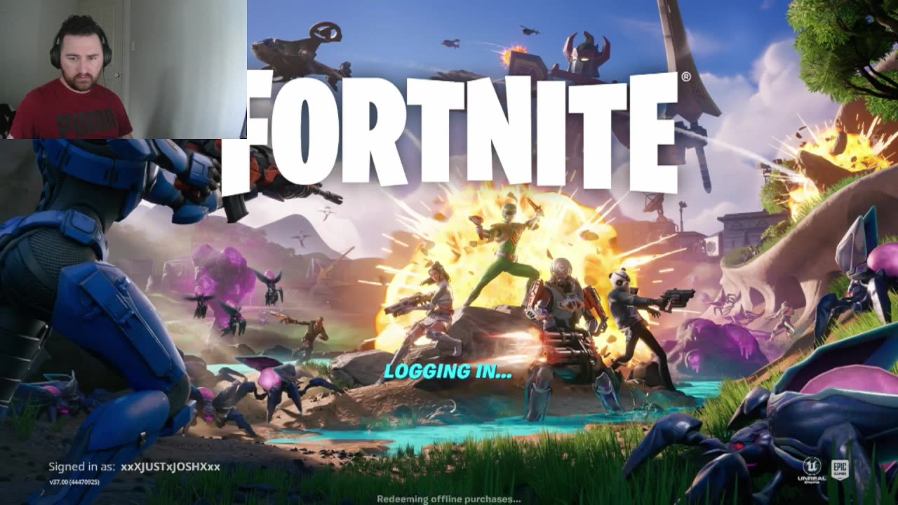 Playing fortnite