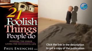 Chasing Shadow 😮 21 Foolish Things People Do by Dr Paul ENENCH