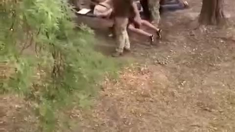 Ukrainian volunteers