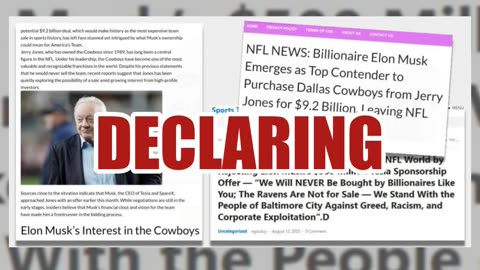Fact Check: Baltimore Ravens Did NOT Reject A $500 Million Tesla Sponsorship Offer From Elon Musk