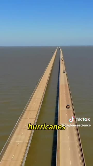 24-mile road on a lake in Louisiana