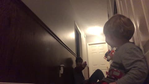 Headshot - Little Boy With Nerf Gun