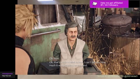 Final Fantasy VII (part 5) Leaving the new town