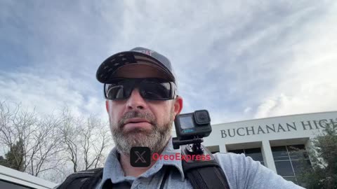 Clovis CA - Buchanan High School - Protest ICE