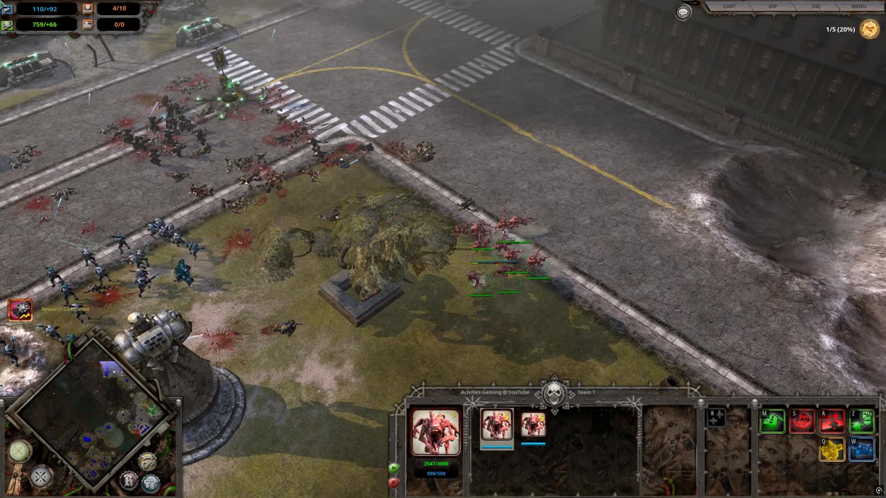 This friendly Demon cleaned up my Base. - Chaos - 4vs4 - Warhammer 40,000 Dawn of War DE