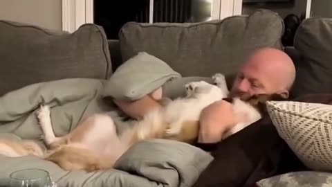 😂🐶 When This Man Wanted to Sleep... | FunFM