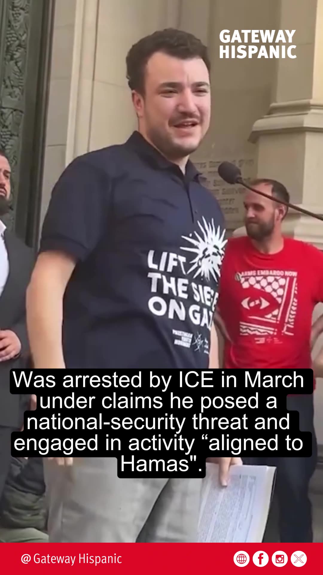 Mahmoud Khalil, a Syrian-born, anti-Israel activist