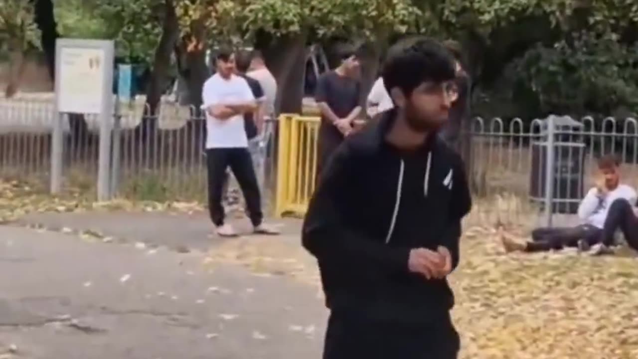 Children's playgrounds in UK are full of fake male asylum seekers. Is this normal?