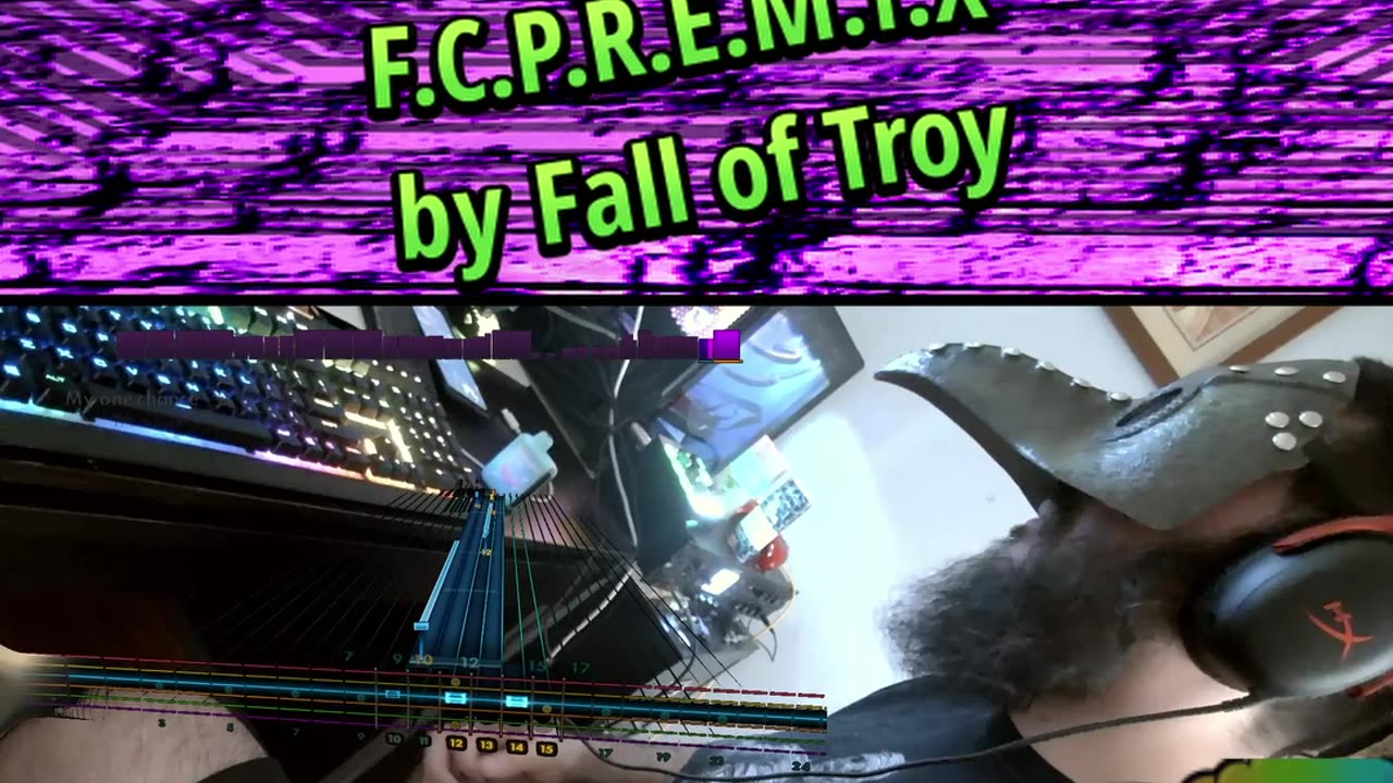 Rocksmith guitar cover | F C P R E M I X by Fall of Troy and blink 182 dammit