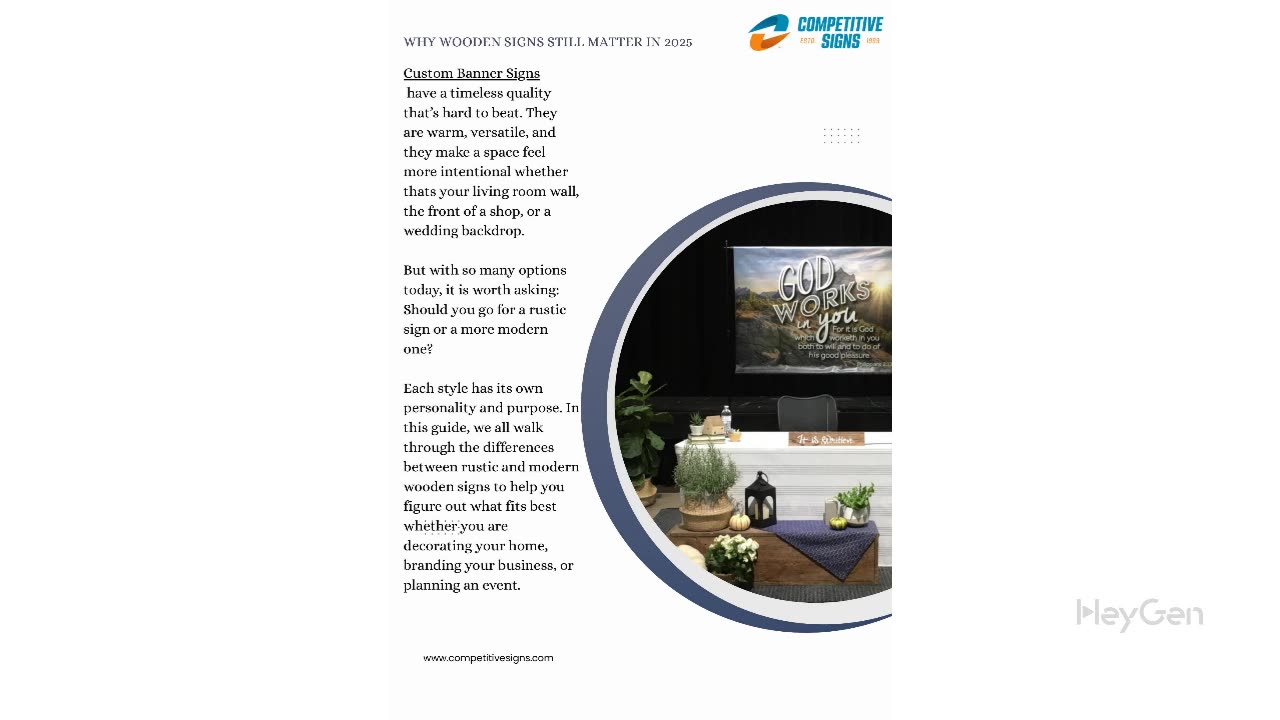 Rustic vs. Modern Wooden Signs: Which Style Fits Best For Home, Business, or Event in 2025?