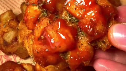 Have u ever made chicken pancake?chicken potato cubes pancake. Recipe is on the description