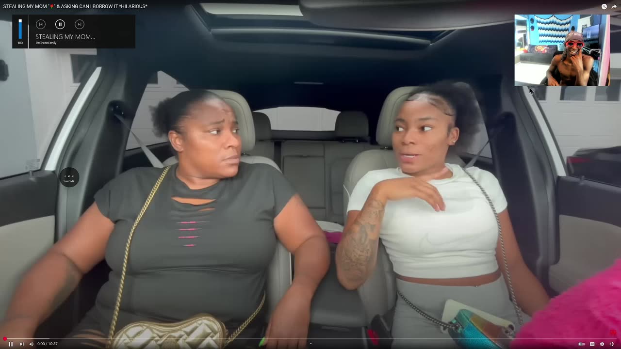 DaGhettoFamily STEALING MY MOM 🌹 & ASKING CAN I BORROW IT REACTION
