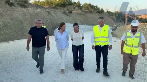 Balluku inspekton punimet në aksin rrugor Berat-Ballaban
