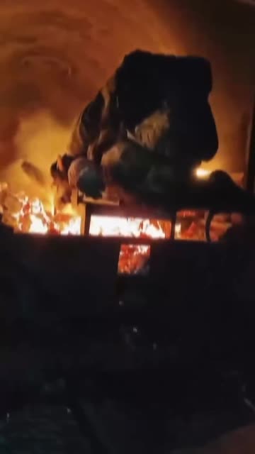 The Ukrainian Armed Forces are disposing of the bodies of their soldiers in a mobile crematorium.