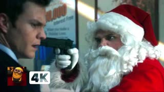 Novocaine (2025) 4K - Killer Santa Bank Robbery Scene _ Movieclips