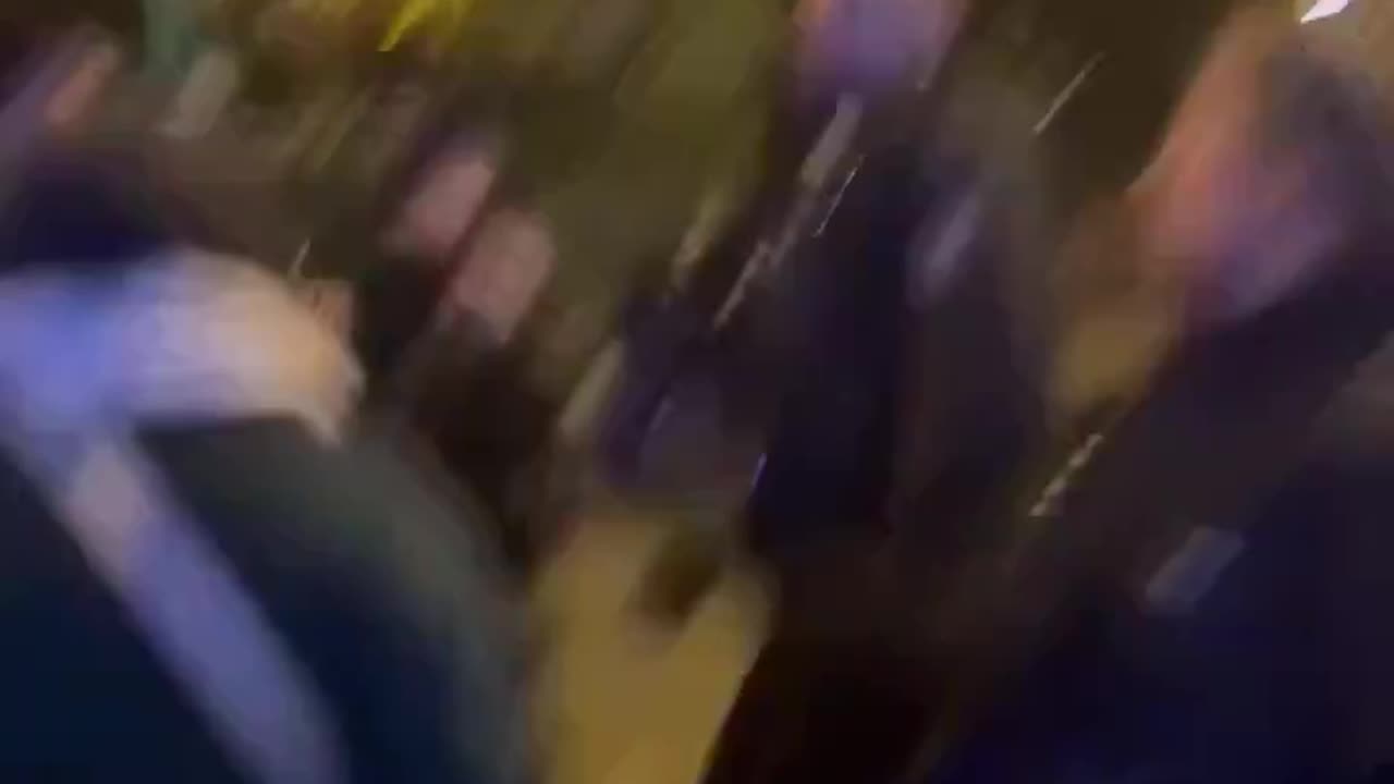 The German police restore order and discipline in Berlin.