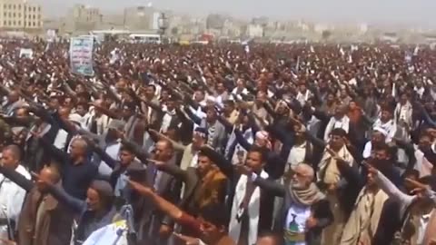 Houthis added a new greeting to their fight