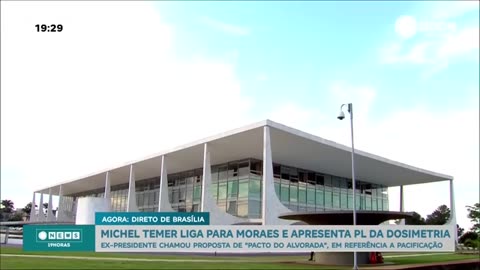 Temer liga para Moraes e apresenta PL da Dosimetria. 2025/09/19.