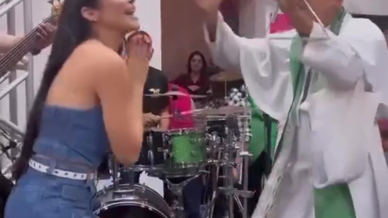 Better than an Alter Boy I Guess - "Priest Grinds with Woman"